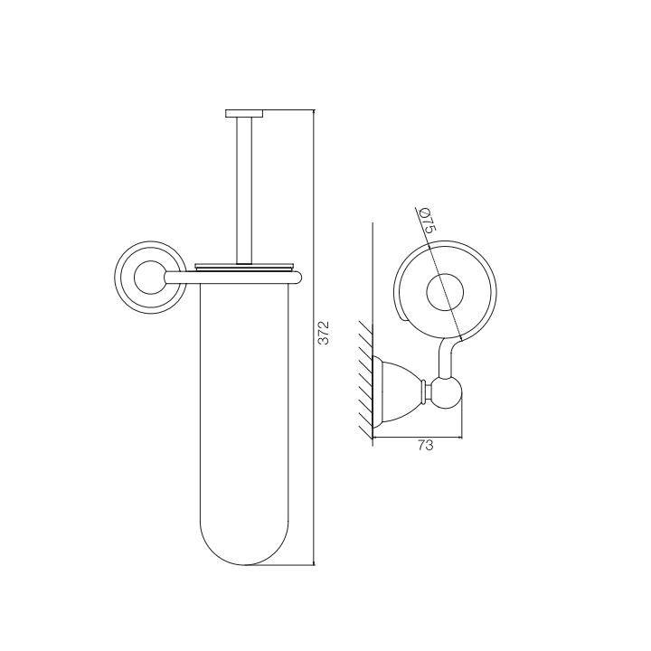 F6046/1OR ёршик Fima Carlo Frattini Accessori