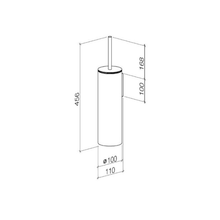 Dornbracht 8391097947 ёршик настенный Champagne