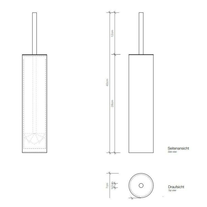 Decor Walther 0521459 ёршик Dark Metal Matt