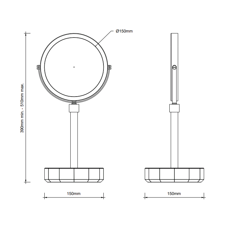 Decor Walther 0941797 зеркало Kristall, Rich Burgundy