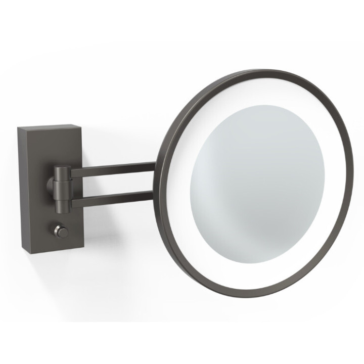 Decor Walther 0122166 зеркало с подсветкой, Matt Black