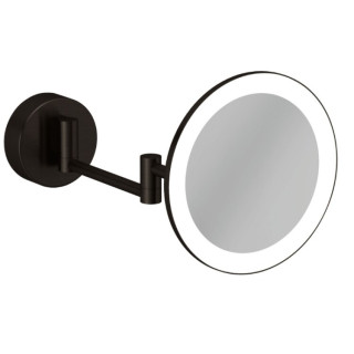 Kludi VELA R Косметическое зеркало с подсветкой сталь оружейная