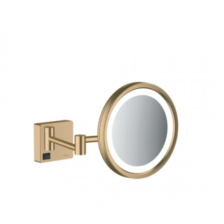 Hansgrohe AddStoris Косметическое зеркало с подсветкой Brushed bronze