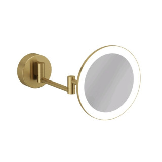 Kludi VELA R Косметическое зеркало с подсветкой Brushed Gold