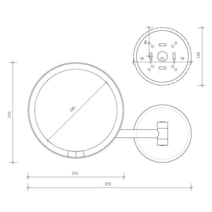 Decor Walther 0125860 зеркало с подсветкой