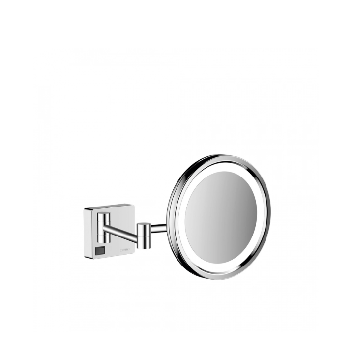 Hansgrohe 41790000 зеркало AddStoris, хром, подсветка