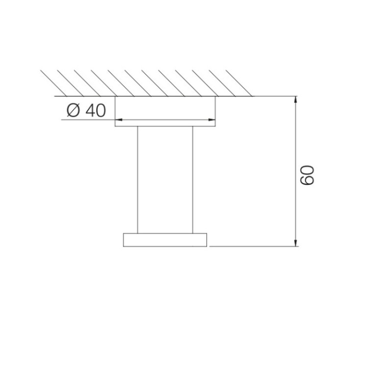 Крючок F6004/1HS Fima Carlo Frattini Accessori