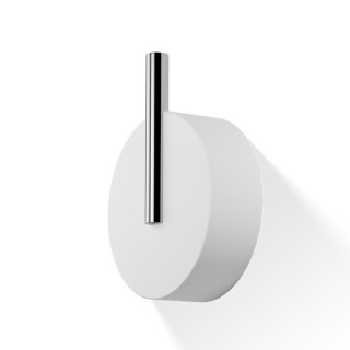 Decor Walther Stone Крючок хром/белый матовый