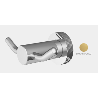 Fima Carlo Frattini Accessori Крючок двойной Brushed Gold