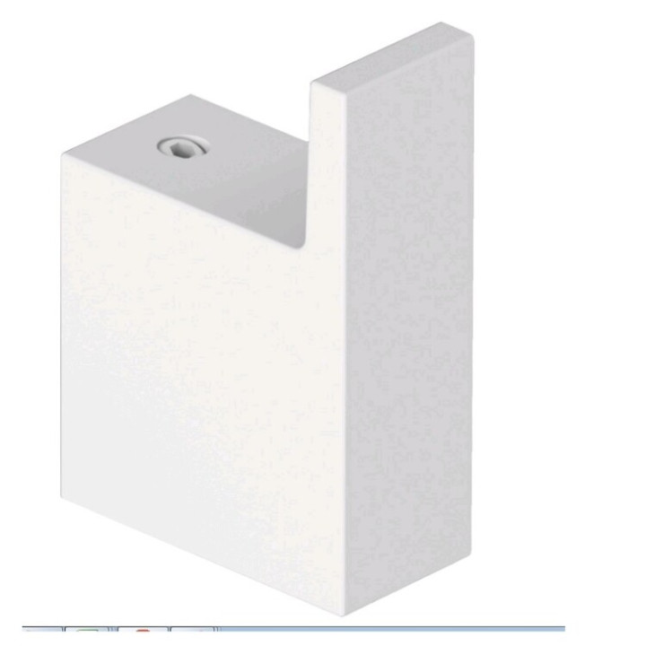 Kludi 3198453 VELA C крючок Matt White