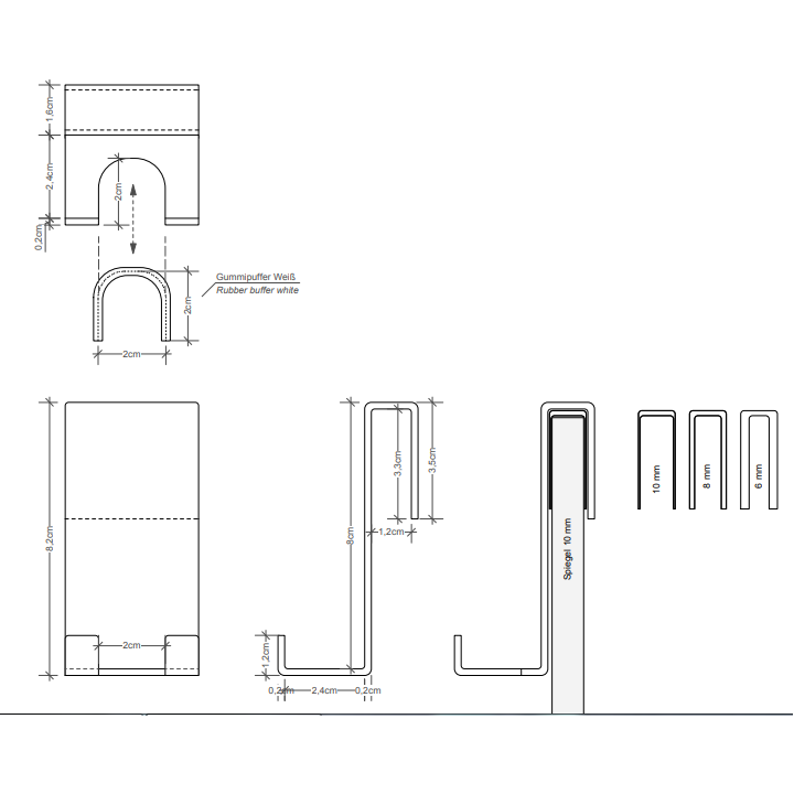 Крючок Decor Walther DH 0902000 хром