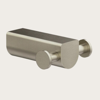 Gessi Rilievo Крючок двойной Finox Brushed Nickel