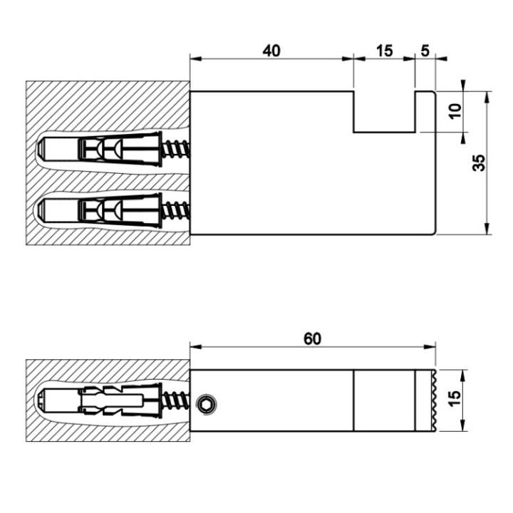 Gessi 73521#706 Inverso Rigato крючок Black Metal PVD