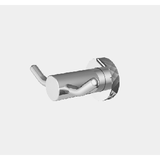 Fima Carlo Frattini Accessori Крючок двойной Brushed Amber Bronze