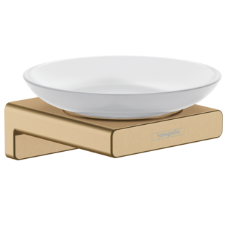 Hansgrohe AddStoris Мыльница подвесная для ванны Brushed bronze