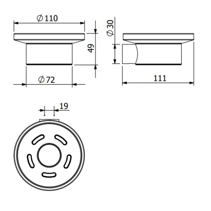 Kludi 5898539 мыльница VELA R Matt Black