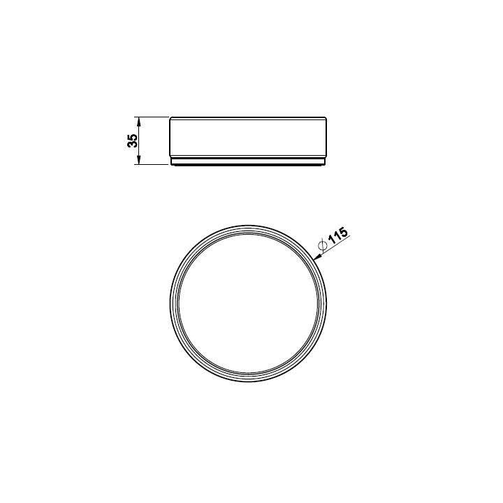 Gessi 58525#735 мыльница Warm Bronze PVD