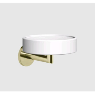 Gessi Tondo Мыльница подвесная для ванны Brass PVD