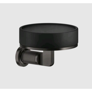 Gessi Inciso Мыльница подвесная для ванны Black Metal Brushed PVD