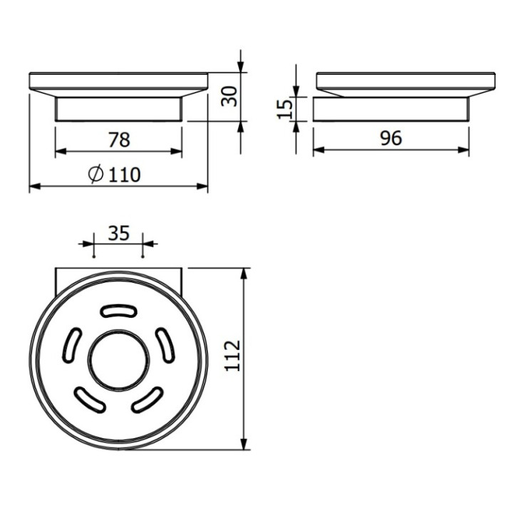 Kludi 31985N5 VELA C мыльница никель