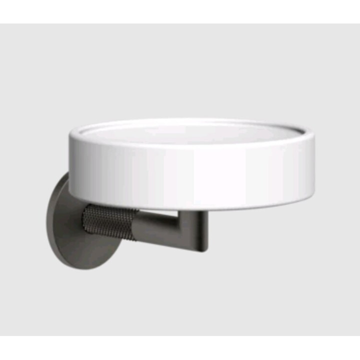 Gessi 63701#707 мыльница Anello Black Metal Brushed PVD