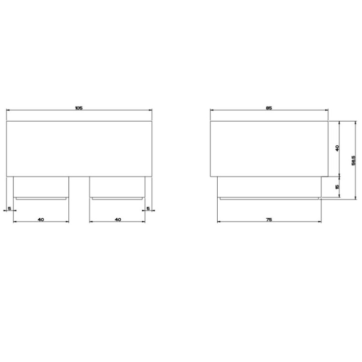 Gessi 20825#706 мыльница Rettangolo Black Metal PVD