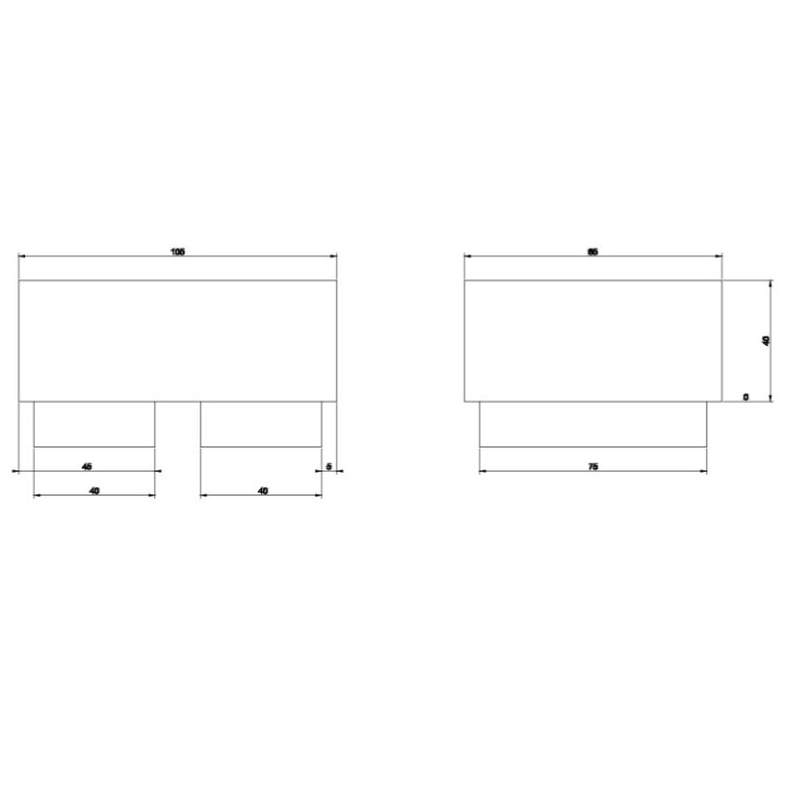 Gessi 20826#706 мыльница Rettangolo Black Metal PVD