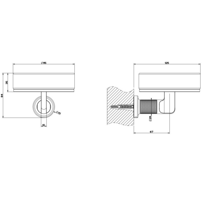 Gessi 58501#706 мыльница Inciso Black Metal PVD