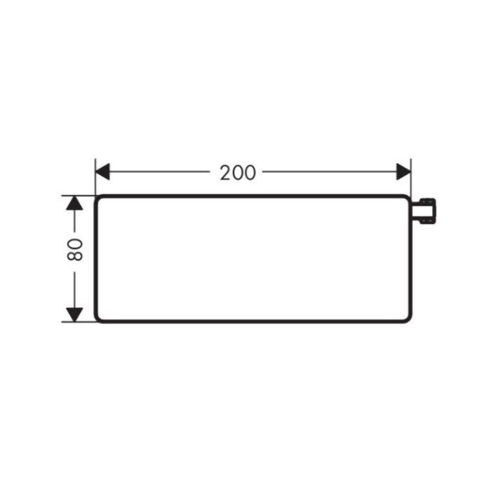 Hansgrohe 26511600 мыльница Casetta E хром/черный