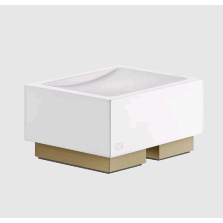 Gessi 20825#726 мыльница Rettangolo Warm Bronze