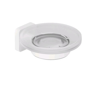 Kludi VELA S Мыльница подвесная для ванны Matt White, Bianco Opaco