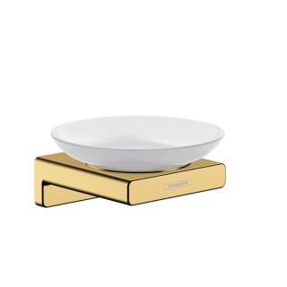 Hansgrohe AddStoris Мыльница подвесная для ванны Gold, Polished Gold