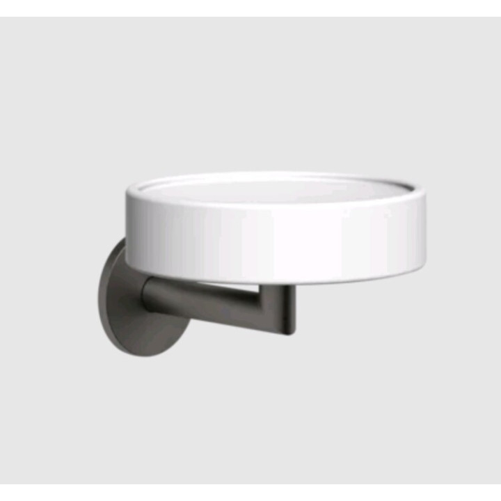 Мыльница Gessi 63601#707 Tondo Black Metal Brushed