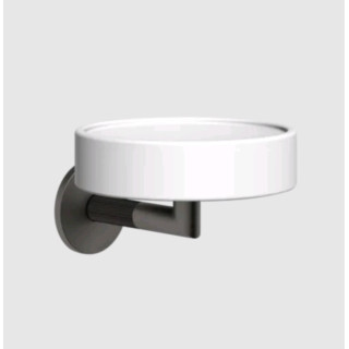 Gessi 63801#707 мыльница Ingranaggio Black Metal