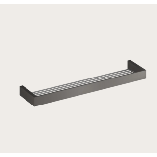 Gessi Rettangolo Полка для ванны 60x12 см Black Metal Brushed PVD