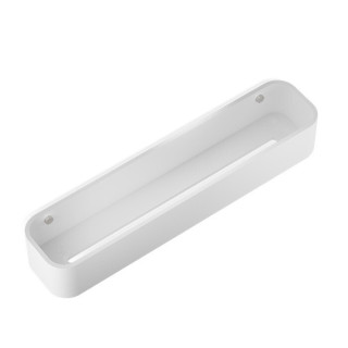 Decor Walther Stone Полка для ванны 45x10 см сталь матовая/белый матовый