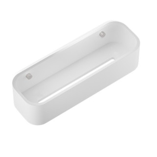 Decor Walther Stone Полка для ванны 30x10 см сталь матовая/белый матовый