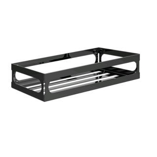 Gessi 59549#706 полка Rilievo 30х14 Black Metal PVD