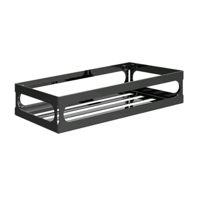 Gessi 59549#706 полка Rilievo 30х14 Black Metal PVD