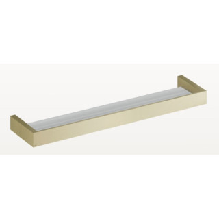 Gessi Rettangolo Полка для ванны 60x12 см Brushed Brass PVD
