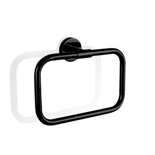 Decor Walther Basic Полотенцедержатель кольцо для ванны 20.5 см Matt Black, Nero Opaco