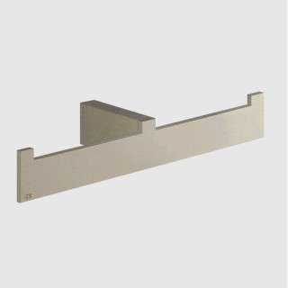 Gessi Rettangolo Полотенцедержатель двойной для ванны 26.5 см Finox Brushed Nickel