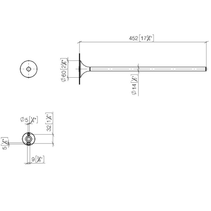 Dornbracht Vaia 8321180939 полотенцедержатель 42.5 см