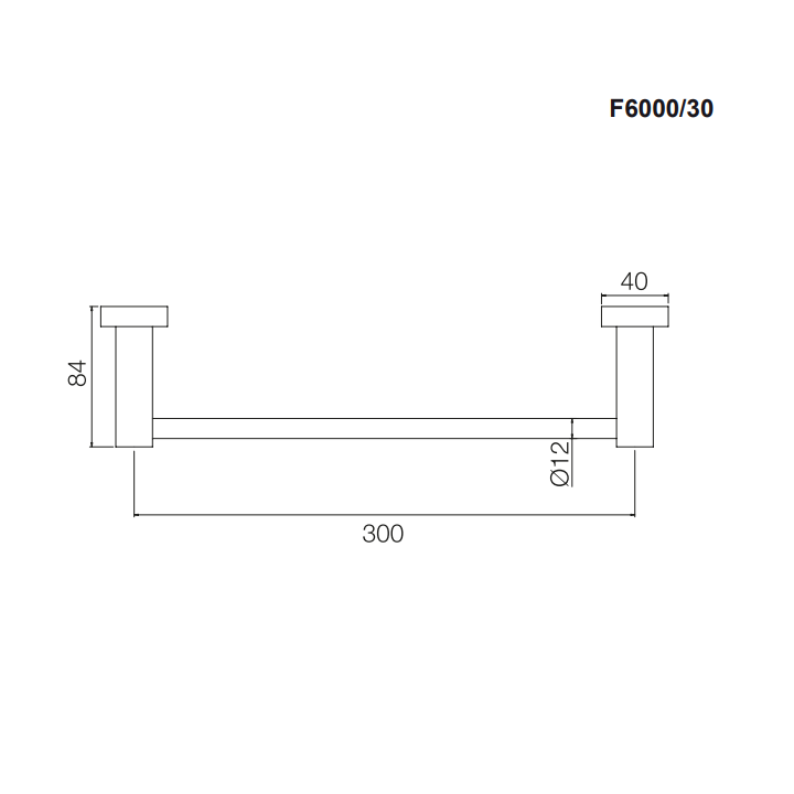 F6000/30ZL полотенцедержатель Fima Carlo Frattini
