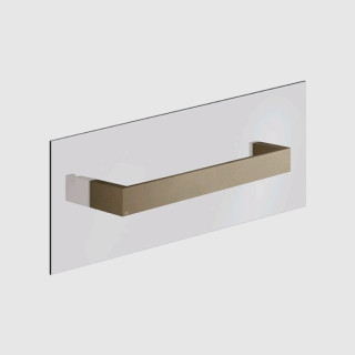 Gessi Rettangolo Полотенцедержатель одинарный для ванны 31.5 см Warm Bronze Brushed PVD