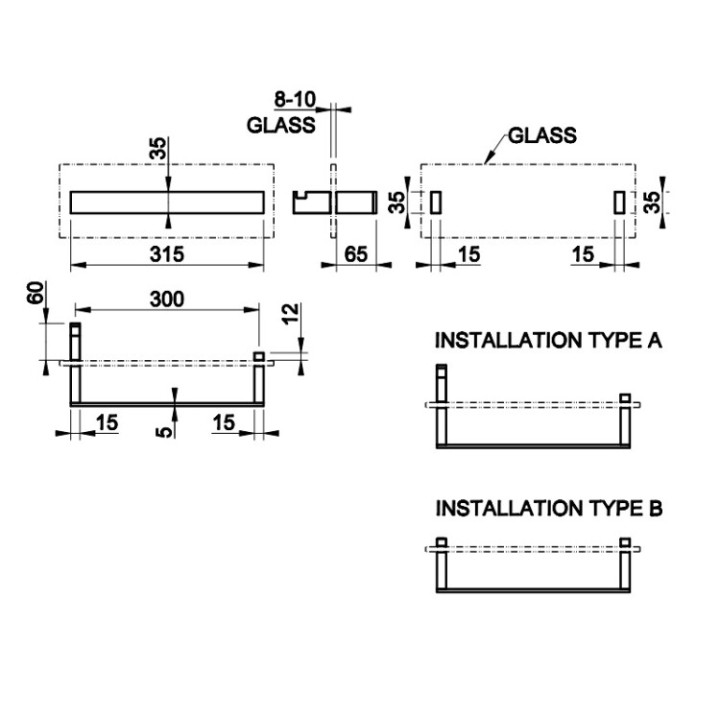 Gessi 20961#726 полотенцедержатель Warm Bronze