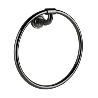Gessi VENTI20 Полотенцедержатель кольцо для ванны 22.2 см Black Metal PVD