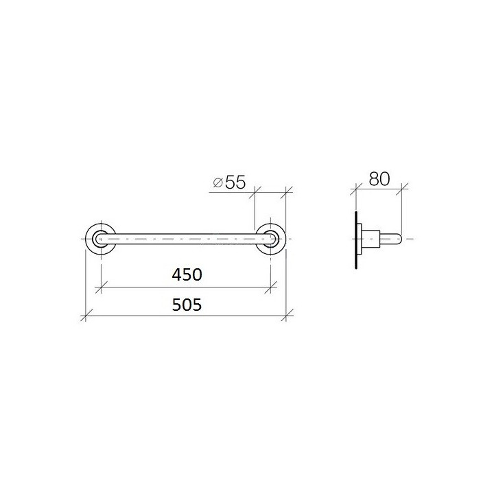 Dornbracht 8304589200 полотенцедержатель 50.5 см