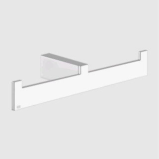 Gessi Rettangolo Полотенцедержатель двойной для ванны 26.5 см нержавеющая сталь
