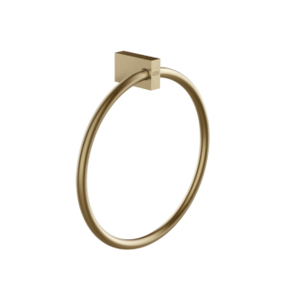 Gessi Rettangolo Полотенцедержатель кольцо для ванны 22.2 см Warm Bronze Brushed PVD